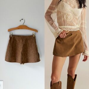 We The Free Paradise Found Suede Skort
